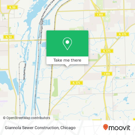 Giannola Sewer Construction map