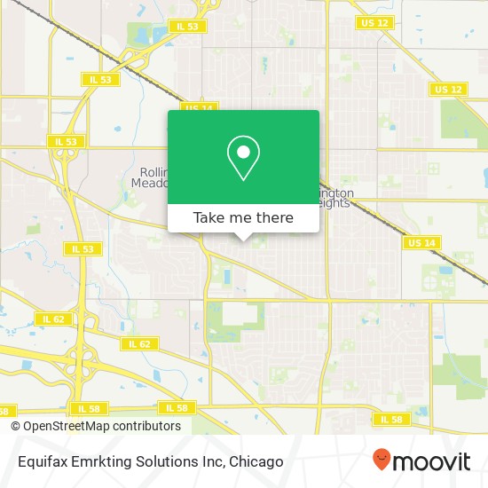 Equifax Emrkting Solutions Inc map