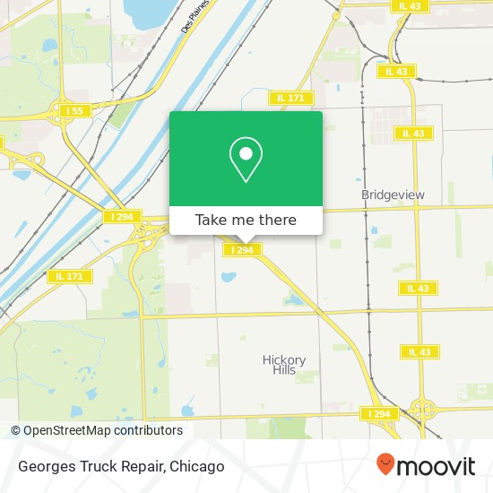 Mapa de Georges Truck Repair