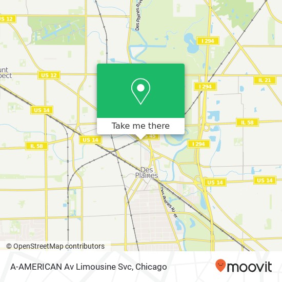 A-AMERICAN Av Limousine Svc map