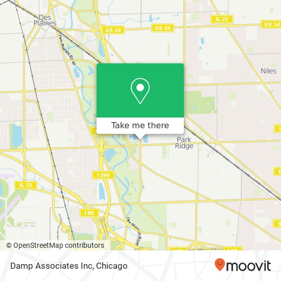 Damp Associates Inc map