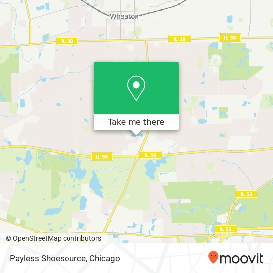 Payless Shoesource map