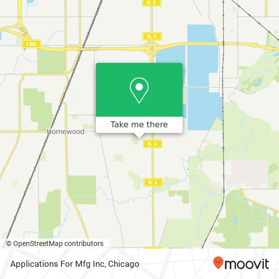 Mapa de Applications For Mfg Inc