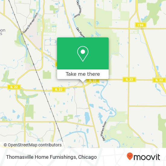 Thomasville Home Furnishings map