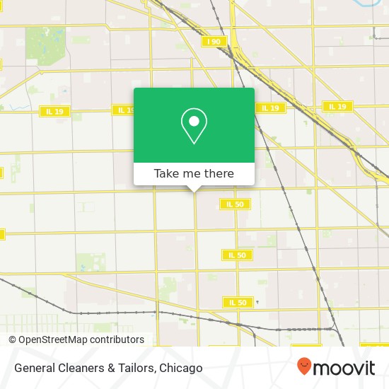 Mapa de General Cleaners & Tailors