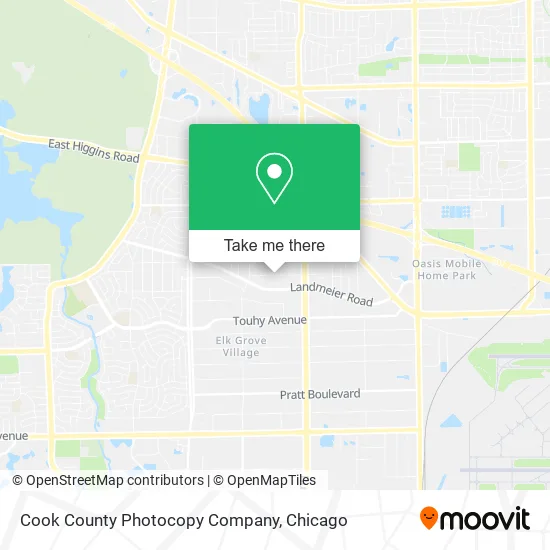 Cook County Photocopy Company map