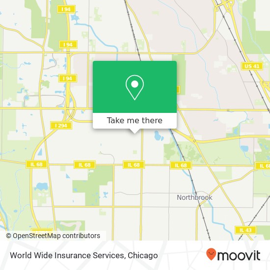 Mapa de World Wide Insurance Services