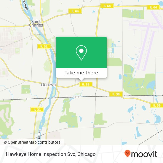 Mapa de Hawkeye Home Inspection Svc