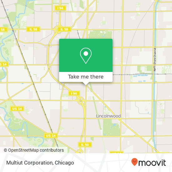 Multiut Corporation map