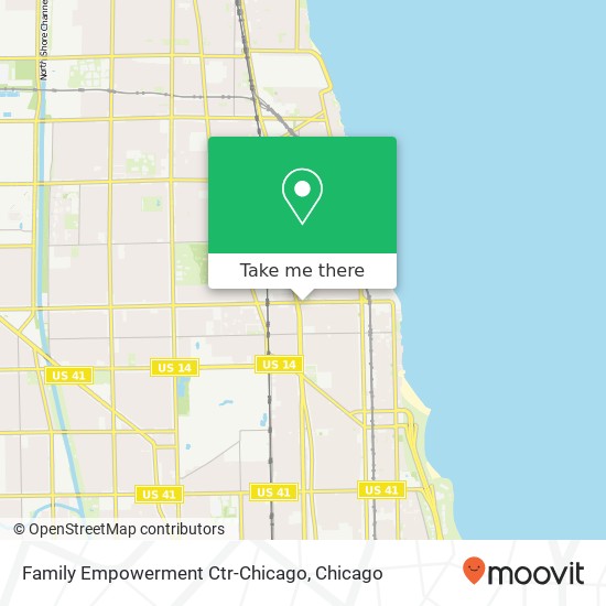 Mapa de Family Empowerment Ctr-Chicago