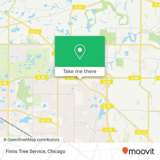 Finns Tree Service map