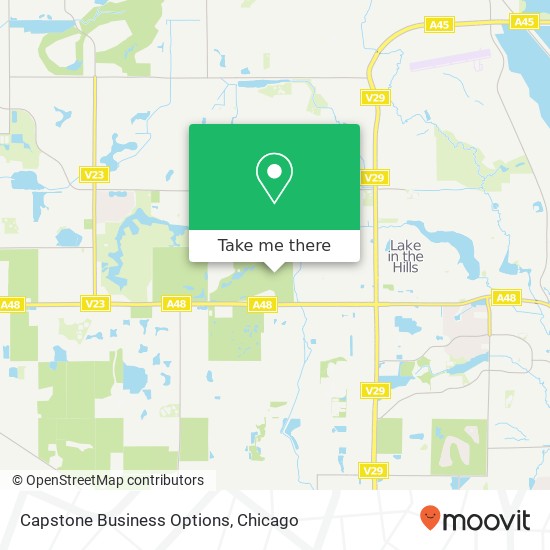 Capstone Business Options map