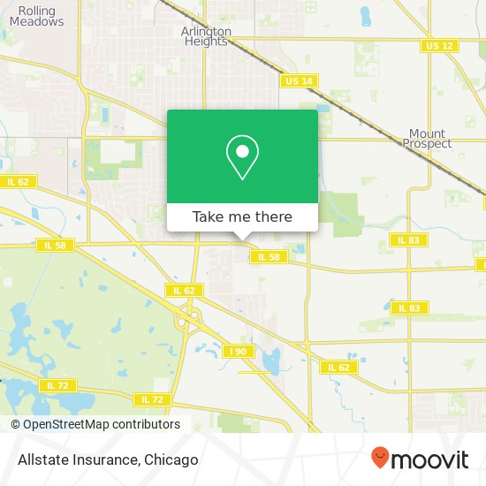 Allstate Insurance map