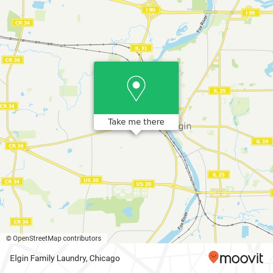 Elgin Family Laundry map