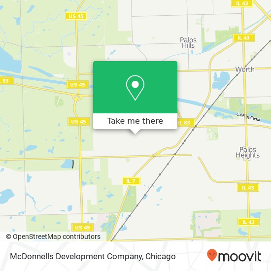 McDonnells Development Company map