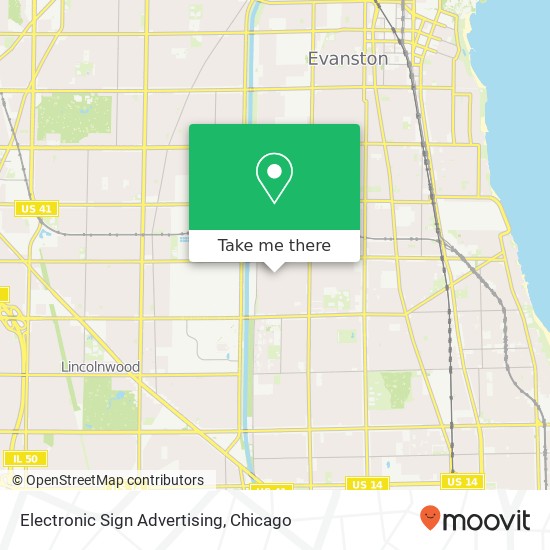 Electronic Sign Advertising map