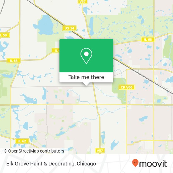 Elk Grove Paint & Decorating map