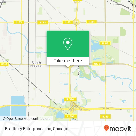 Bradbury Enterprises Inc map