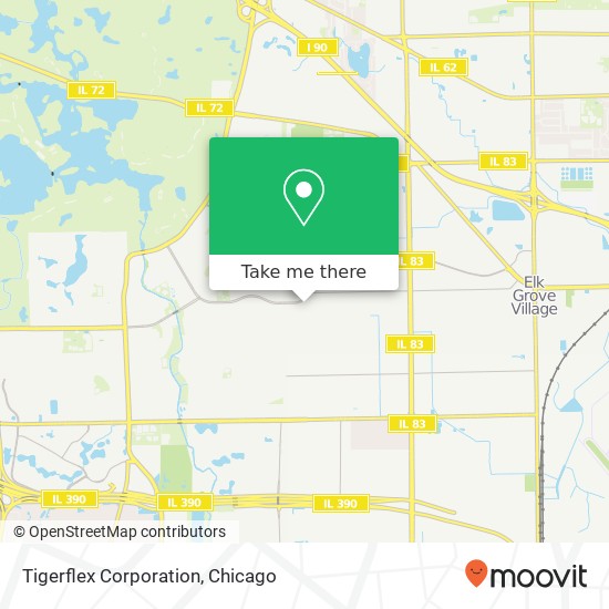 Tigerflex Corporation map