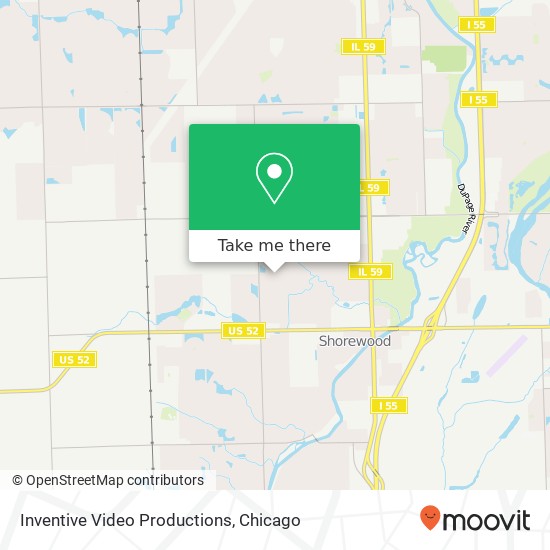 Inventive Video Productions map