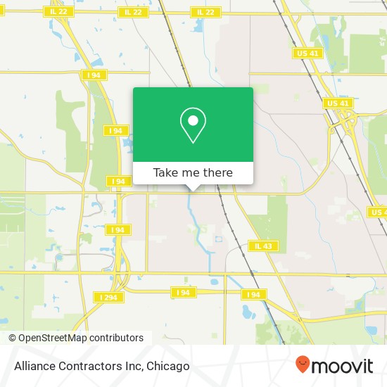 Alliance Contractors Inc map