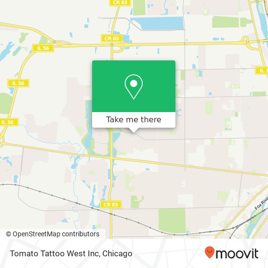 Mapa de Tomato Tattoo West Inc