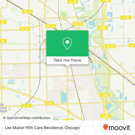 Mapa de Lee Manor Hlth Care Residence