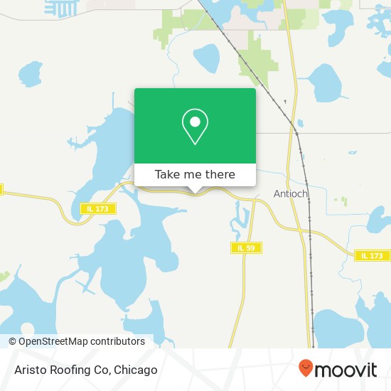 Aristo Roofing Co map