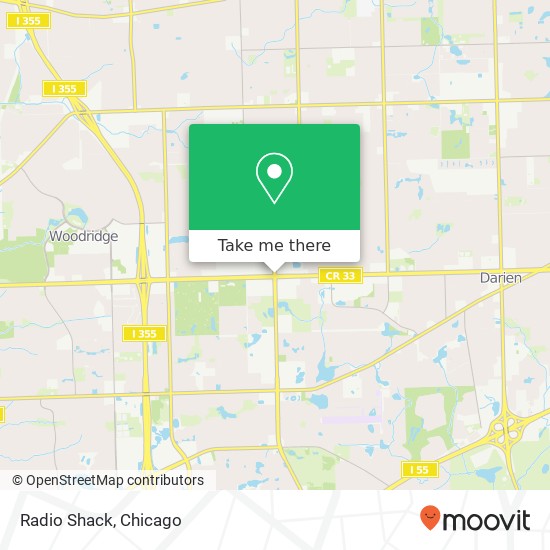 Radio Shack map