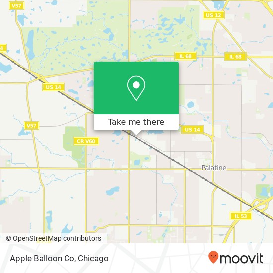 Apple Balloon Co map