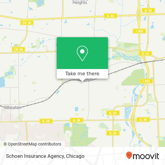 Mapa de Schoen Insurance Agency