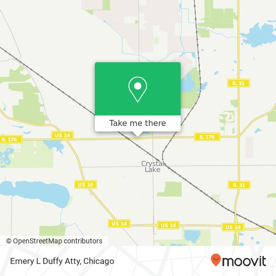 Emery L Duffy Atty map