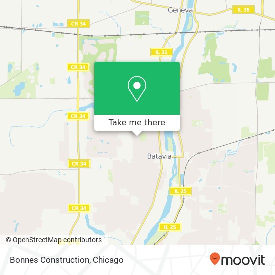 Bonnes Construction map