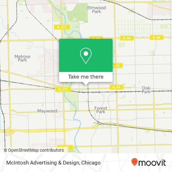 McIntosh Advertising & Design map