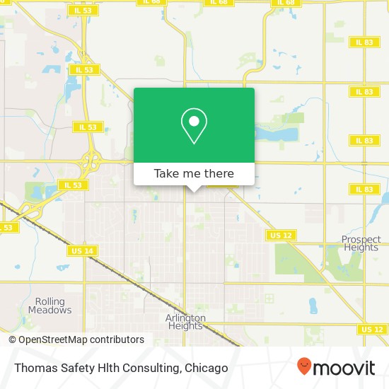 Thomas Safety Hlth Consulting map