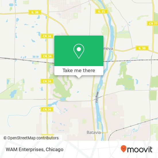 WAM Enterprises map