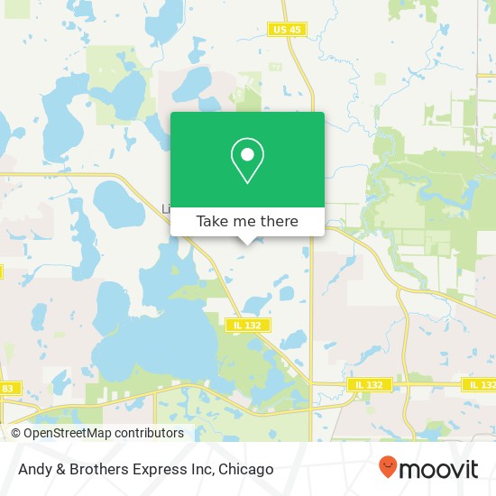 Mapa de Andy & Brothers Express Inc