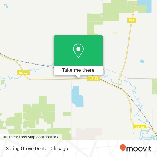 Spring Grove Dental map