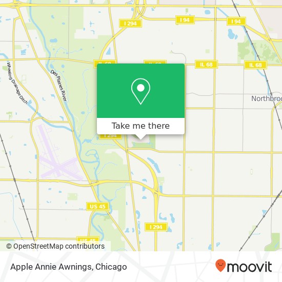 Apple Annie Awnings map