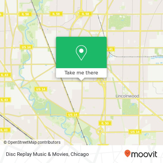 Disc Replay Music & Movies map