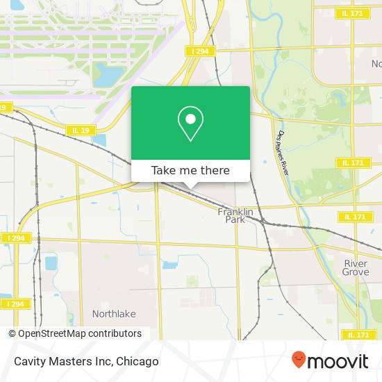 Cavity Masters Inc map