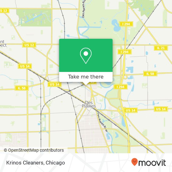 Krinos Cleaners map