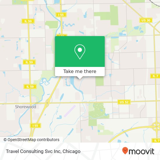 Travel Consulting Svc Inc map