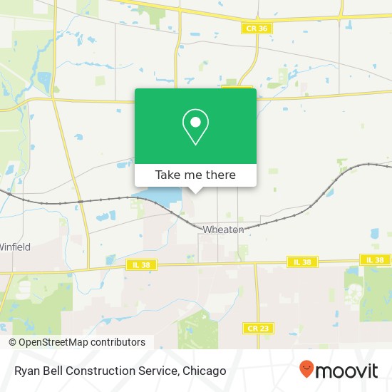 Mapa de Ryan Bell Construction Service