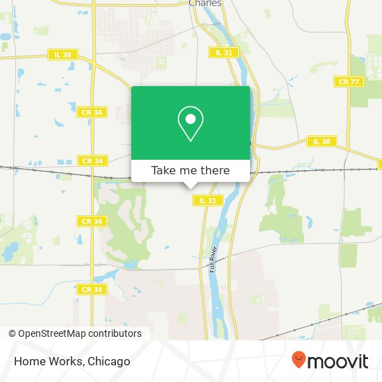 Home Works map