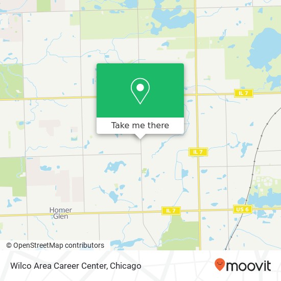 Mapa de Wilco Area Career Center