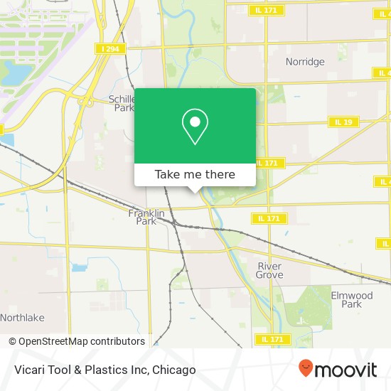 Mapa de Vicari Tool & Plastics Inc