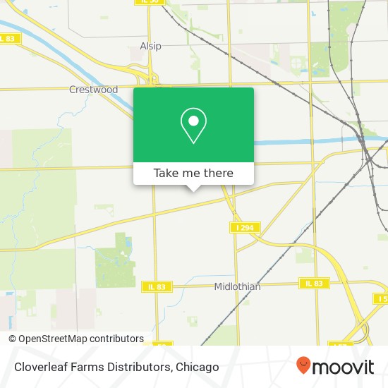 Cloverleaf Farms Distributors map