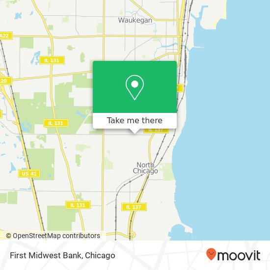 First Midwest Bank map