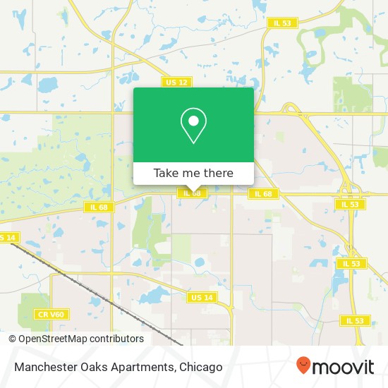 Mapa de Manchester Oaks Apartments